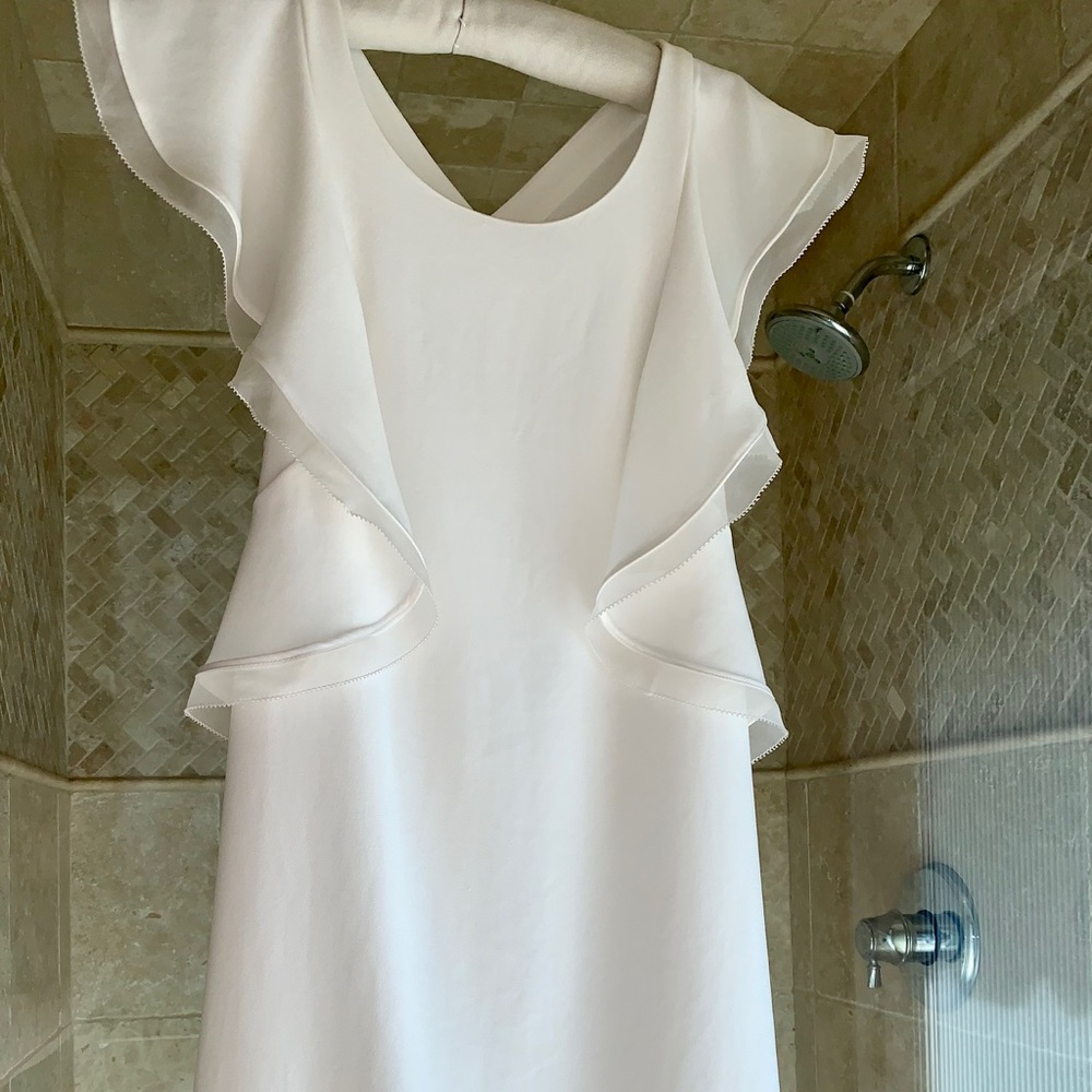 White Dress- Club Monaco Irina dress - Picture 9 of 9